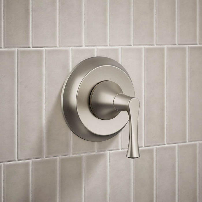 KOHLER K-TS35938-4Y Buckley Rite-Temp® Shower Trim Kit, 2.5 GPM, Vibrant Brushed Nickel - Shows close up detail of product in