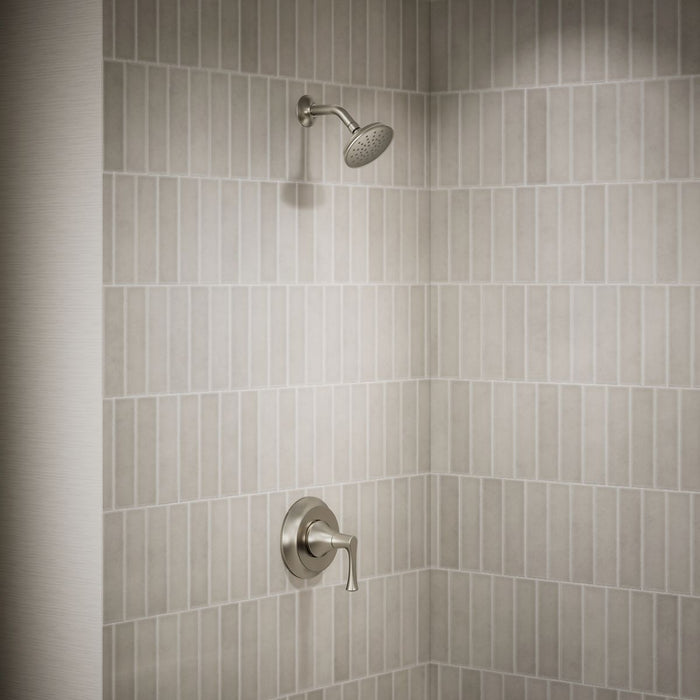 KOHLER K-TS35938-4Y Buckley Rite-Temp® Shower Trim Kit, 2.5 GPM, Vibrant Brushed Nickel - image focused on single product sto