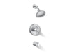 KOHLER K-TS395-4G Devonshire Rite-Temp bath and shower trim kit, 1.75 gpm, NPT spout, polished chrome