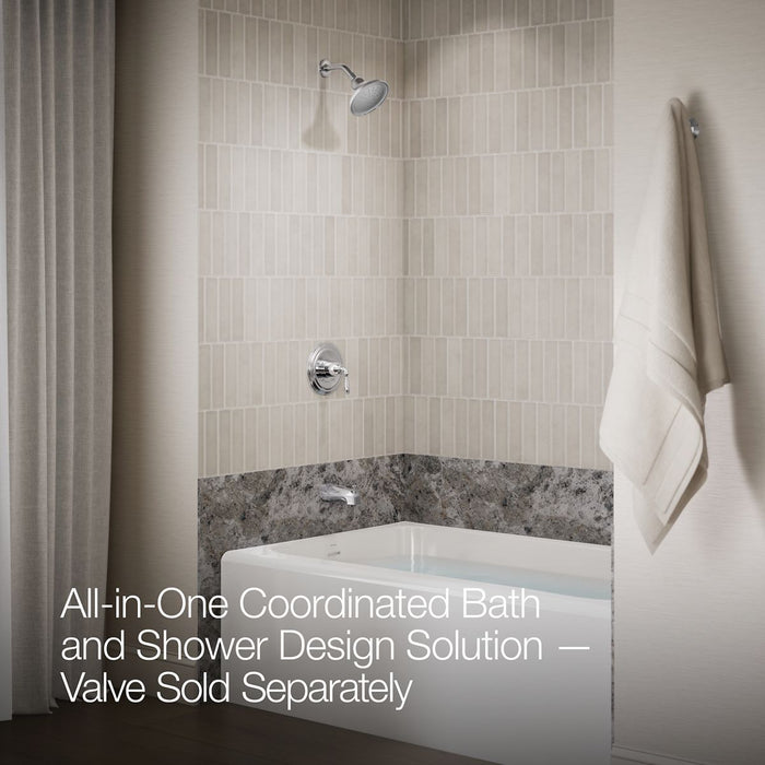 KOHLER K-TS395-4SG Devonshire Rite-Temp bath and shower trim kit, 1.75 gpm, slip-fit spout, polished chrome - view 2
