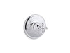 KOHLER K-TS72767-3 Artifacts Rite-Temp valve trim with cross handle, polished chrome