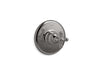 KOHLER K-TS72767-3 Artifacts Rite-Temp valve trim with cross handle, vibrant titanium