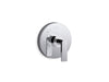 KOHLER K-TS73115-4 Composed Rite-Temp valve trim with lever handle, polished chrome