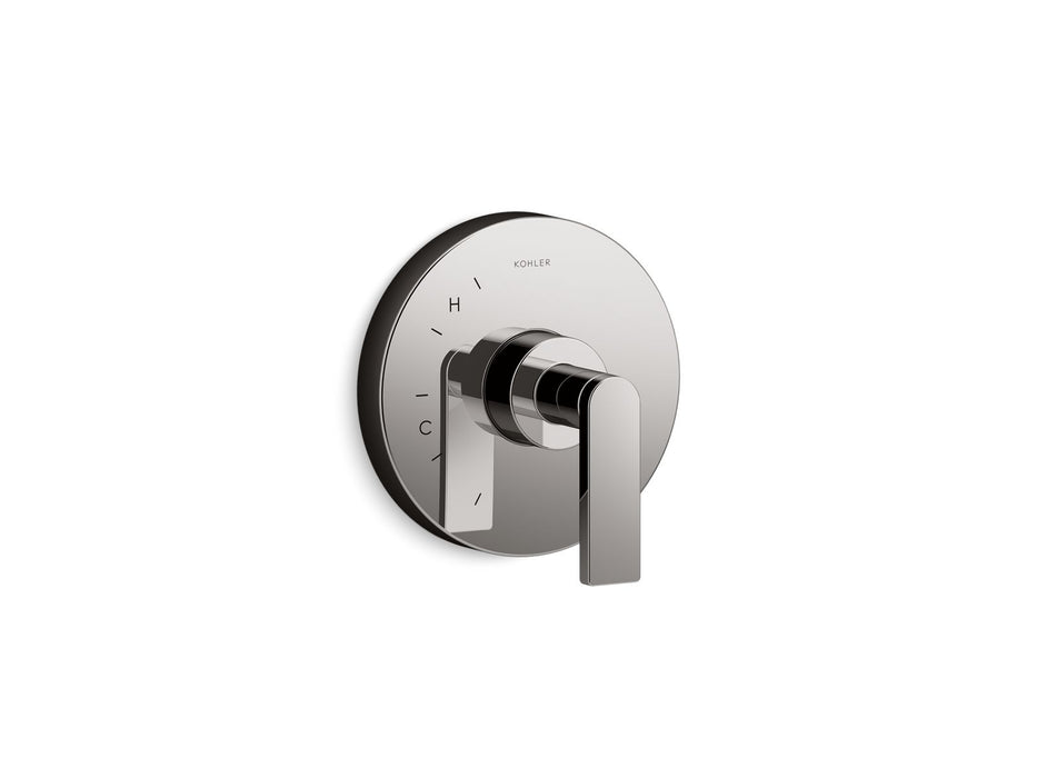 KOHLER K-TS73115-4 Composed Rite-Temp valve trim with lever handle, vibrant titanium
