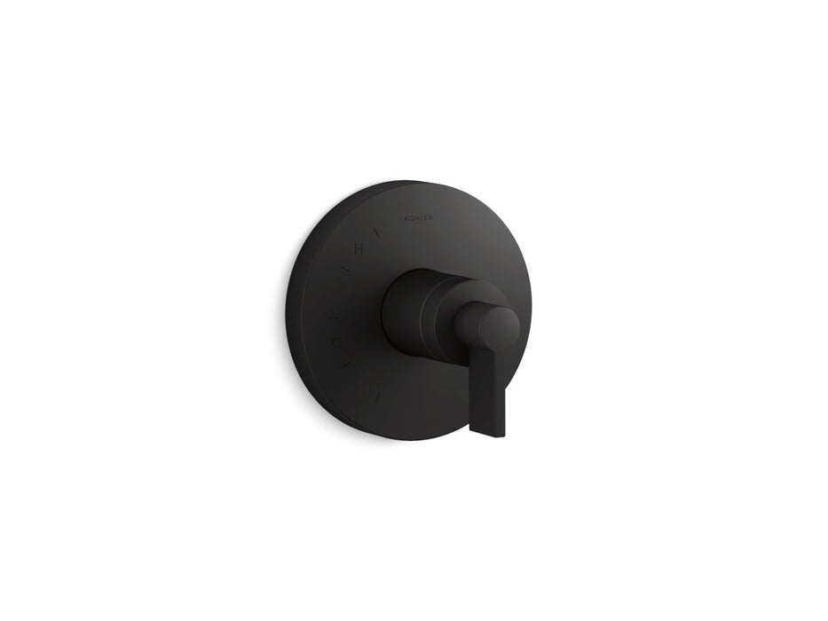 KOHLER K-TS78015-4 Components Rite-Temp valve trim with Lever handle, matte black