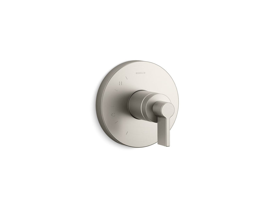 KOHLER K-TS78015-4 Components Rite-Temp valve trim with Lever handle, vibrant brushed nickel