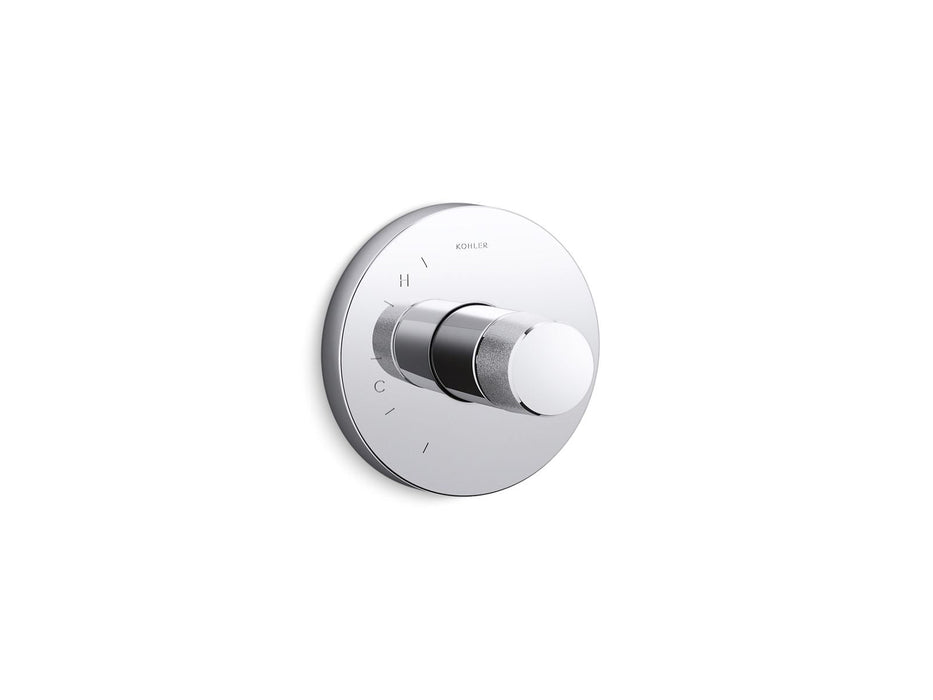 KOHLER K-TS78015-8 Components Rite-Temp valve trim with Oyl handle, polished chrome