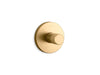 KOHLER K-TS78015-8 Components Rite-Temp valve trim with Oyl handle, vibrant brushed moderne brass