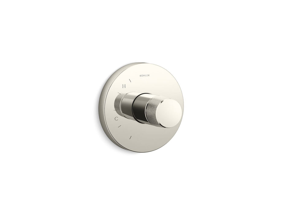 KOHLER K-TS78015-8 Components Rite-Temp valve trim with Oyl handle, vibrant polished nickel