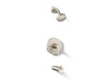 KOHLER K-TS97074-4G Pitch Rite-Temp bath and shower trim kit, 1.75 gpm, vibrant brushed nickel