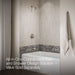 KOHLER K-TS97074-4G Pitch Rite-Temp bath and shower trim kit, 1.75 gpm, vibrant brushed nickel - view 5