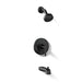 KOHLER K-TS97074-4Y Pitch Rite-Temp bath and shower trim kit, 2.5 gpm, matte black