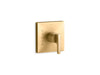 KOHLER K-TS99761-4 Honesty Rite-Temp valve trim, vibrant brushed moderne brass