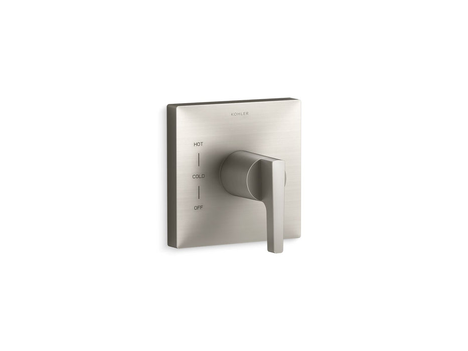 KOHLER K-TS99761-4 Honesty Rite-Temp valve trim, vibrant brushed nickel
