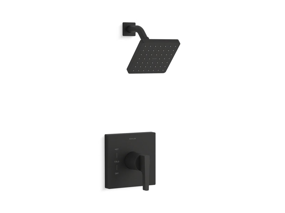 KOHLER K-TS99764-4 Honesty Rite-Temp shower trim kit, 2.5 gpm, matte black