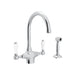 ROHL A1676WS San Julio® Two Handle Kitchen Faucet With Side Spray