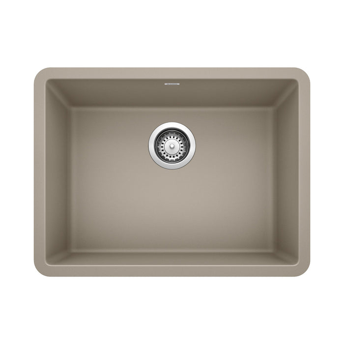 BLANCO 522417 Precis 24" Single Bowl Kitchen Sink - Truffle