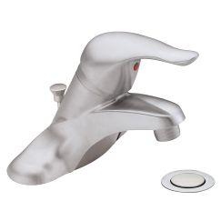 Moen L4631BC Chateau One Handle Low Arc Bathroom Faucet with Watersense in Brushed Chrome