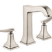 hansgrohe Metropol Classic Widespread Faucet 160 with Lever Handles and Pop-Up Drain, 1.2 GPM