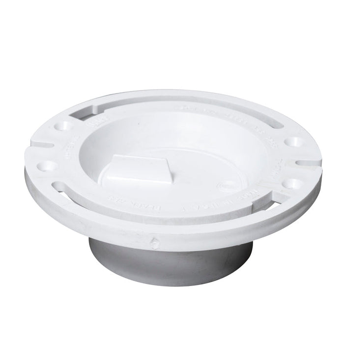 Oatey 43505 3" or 4" PVC Closet Flange with Test Cap