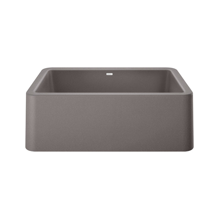 BLANCO 401778 Ikon 30" Apron Single Bowl Farmhouse Sink - Metallic Gray