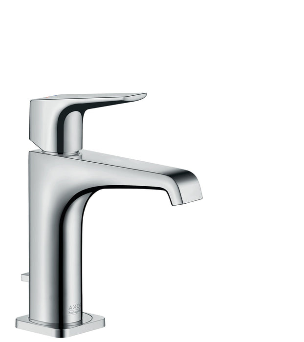 AXOR Citterio E Single-Hole Faucet 125 with Lever Handle and Pop-Up Drain, 1.2 GPM