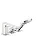 hansgrohe Metropol 3-Hole Roman Tub Set Trim with Lever Handle and 1.75 GPM Handshower