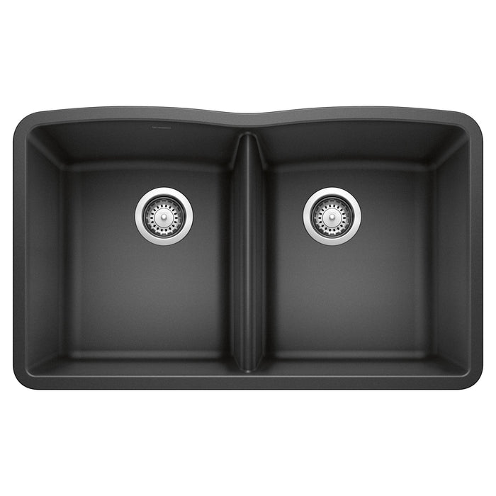BLANCO 440184 Diamond Equal Double Bowl Kitchen Sink - Anthracite