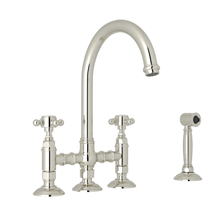 ROHL A1461WS San Julio® Bridge Kitchen Faucet With Side Spray