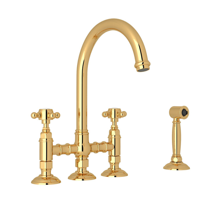 ROHL A1461WS San Julio® Bridge Kitchen Faucet With Side Spray