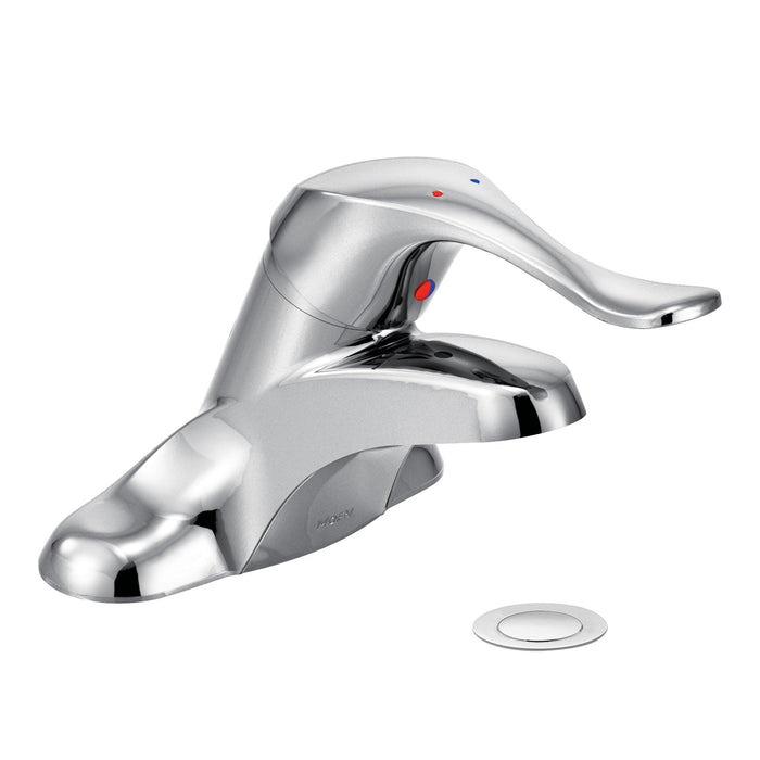 Moen 8420CBN Single Handle Centerset Bathroom Faucet Included Valve