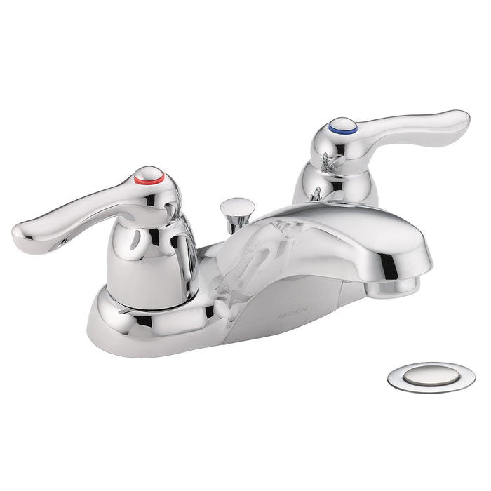 Moen 8917CBN Double Handle Centerset Bathroom Faucet from the M-Bition Collection