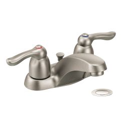 Moen 8917CBN Double Handle Centerset Bathroom Faucet from the M-Bition Collection