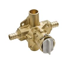 Moen M-Pact FP62380 Includes bulk pack Posi-Temp(R) 1/2" crimp ring PEX inlets/cc outlets connection pressure balancing