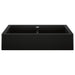 BLANCO 526554 Vintera 33" Equal Double Apron Farmhouse Sink - Coal Black