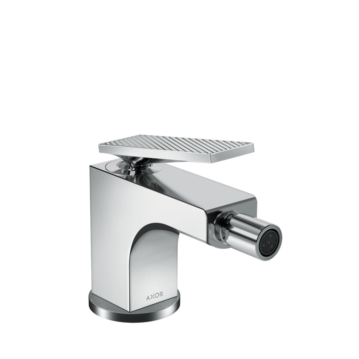 AXOR Citterio Single-Hole Bidet Faucet with Pop-Up Drain- Rhombic Cut, 1.5 GPM