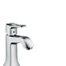 hansgrohe Metris C Single-Hole Faucet 100 with Pop-Up Drain, 1.2 GPM
