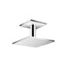 AXOR ShowerSolutions Showerhead 250 Square 2-Jet Ceiling Connection, 2.5 GPM