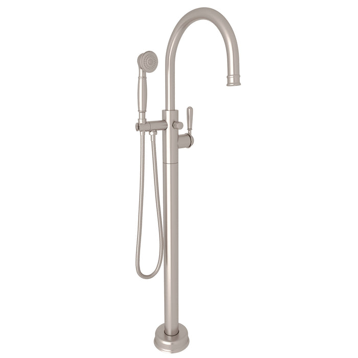 ROHL T1587 Traditional Single Hole Floor Mount Tub Filler Trim