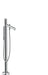 AXOR Uno Freestanding Tub Filler Trim with Zero Handle and 1.75 GPM Handshower