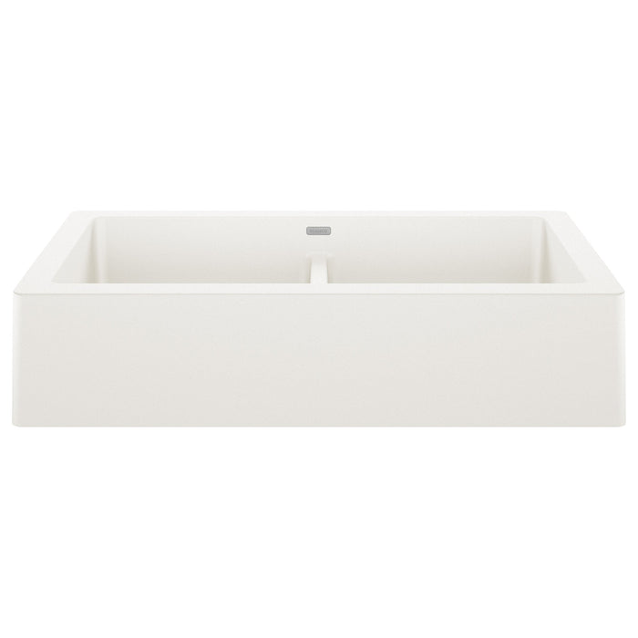 BLANCO 526550 Vintera 33" Equal Double Apron Farmhouse Sink - White