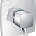 hansgrohe Ecostat Classic Pressure Balance Trim, Square