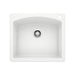 BLANCO 440211 Diamond Single Bowl Dual Mount Kitchen Sink - White