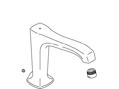 KOHLER K-1054813 Spout Assembly, Deck Diverter Bath, Vibrant Polished Nickel