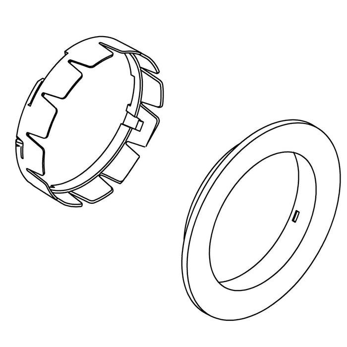 KOHLER K-1081347 Escutcheon Assembly, Vibrant French Gold