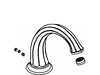 KOHLER K-1111681 Assembly, Deck Mount Spout, Vibrant Brushed Nickel