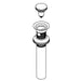 KOHLER K-1415064 Clicker Drain W/Overflow Assembly, Black