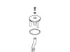KOHLER K-20619 Stopper Assembly, Polished Chrome