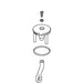 KOHLER K-20619 Stopper Assembly, Polished Chrome