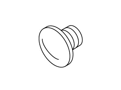 KOHLER K-32724 Cap for Glass Filler, Polished Chrome